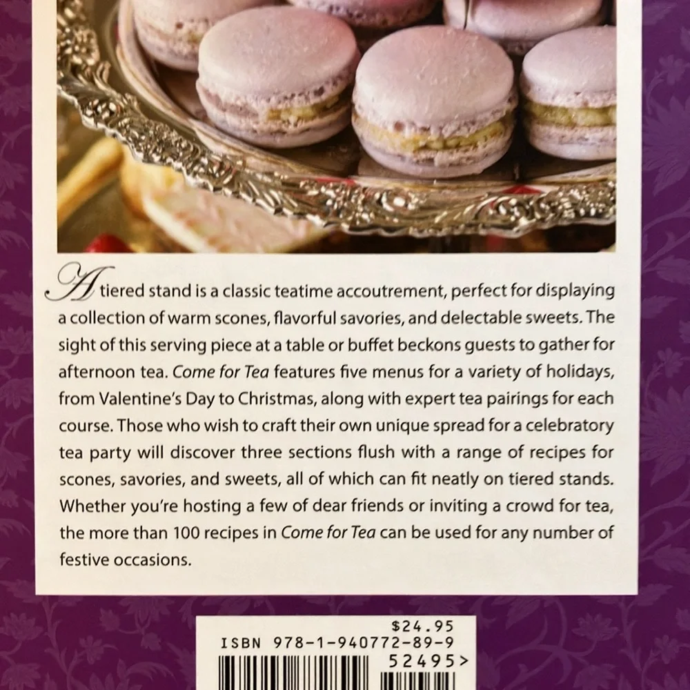 NWOT Gorgeous “Come for Tea” 🫖 Recipe Book - Picture 5 of 12